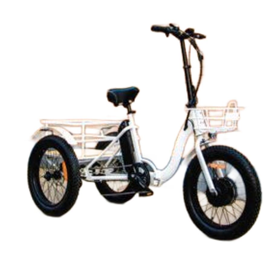 eTrike, isolated on the page.